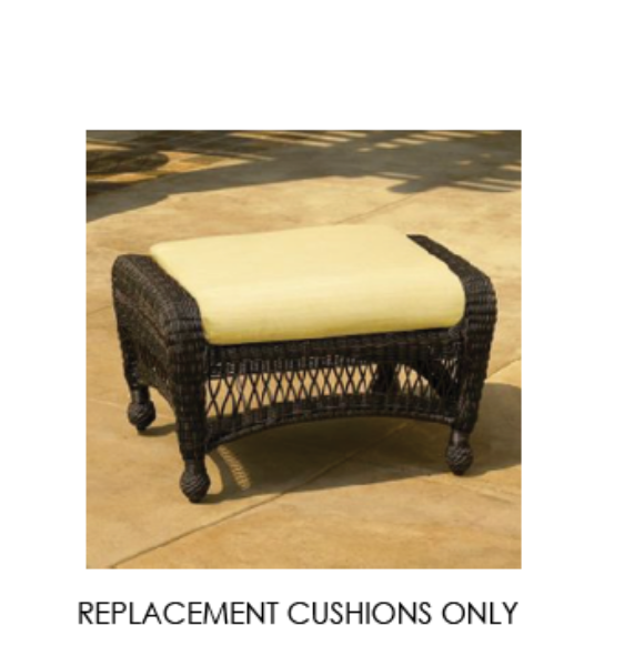 Picture of Wicker Ottoman | North Cape (NC) Replacement Cushions