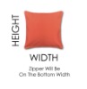 Outdoor Pillows in custom sizes