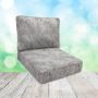 Sunbrella Calm Graphite Patio Chair Replacement Cushions