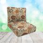 Sunbrella Elegance Marble Patio Chair Replacement Cushions
