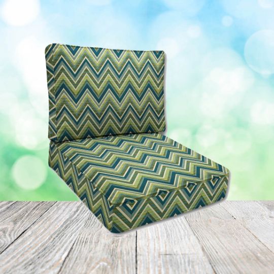 Sunbrella Fischer Lagoon Patio Chair Replacement Cushions