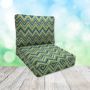 Sunbrella Fischer Lagoon Patio Chair Replacement Cushions