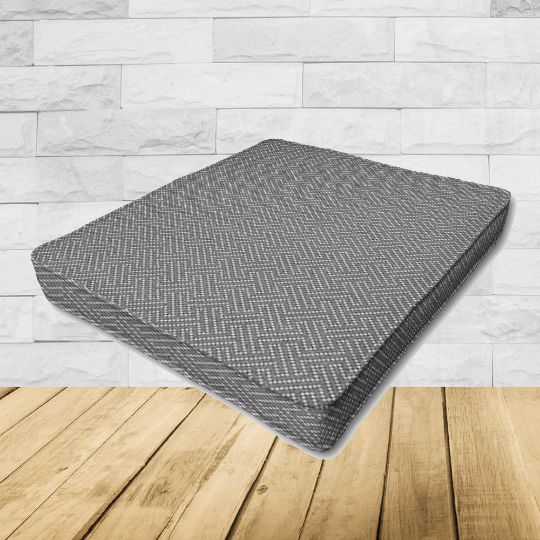 Crete Stone Sunbrella Fabric Patio Dining Chair Seat Cushion