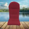 Sunbrella Canvas Burgundy Adirondack Chair Cushions or Adirondack Chair Pads