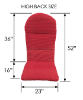  Adirondack Chair Cushions and Adirondack Chair Pads in Sunbrella Outdoor Fabrics. Custom Made To Order.