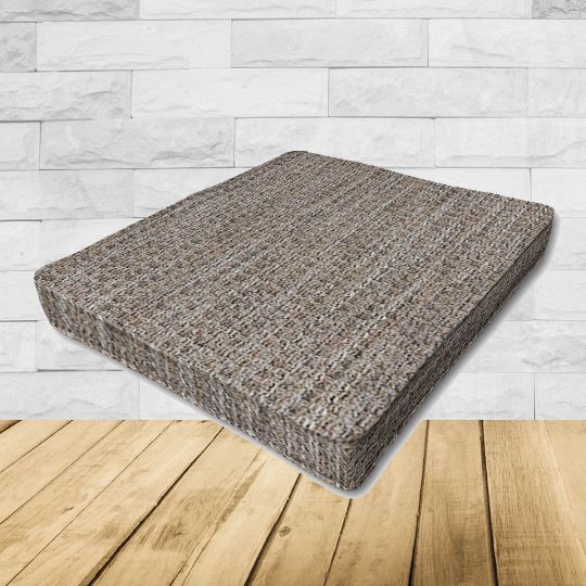 Metamorphic Fog Sunbrella Fabric Patio Dining Chair Seat Cushion