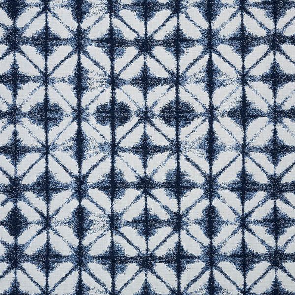 Sunbrella Midori Indigo outdoor fabric for patio furniture cushions and outdoor pillows