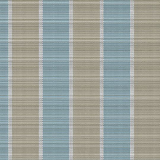 Phifertex Fiji Stripe Morning Blue sling chair replacement fabric 