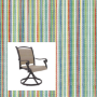 Coco Confetti Custom Patio Chair Replacement Slings two piece patio chair slings