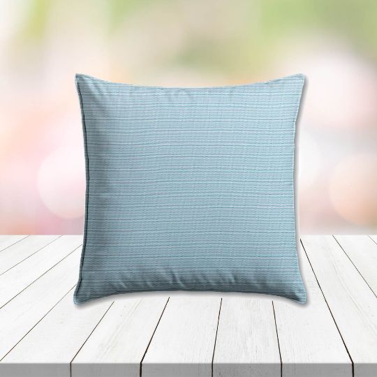 Sunbrella Canvas Air Blue Outdoor Pillow