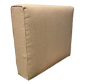 Deep Seating Patio Chair Replacement Cushions with a Flat Front Bullnose Design - Custom Made To Order in The Exact Size You Need