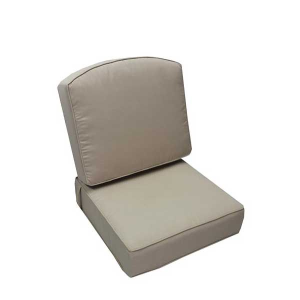 Cascadia Outdoor Cushions make custom outdoor patio furniture cushions for any style of patio furniture in Sunbrella Outdoor Fabrics