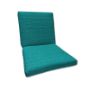 Sunbrella Dupione Deep Sea Universal Patio Chair Cushion With Ties