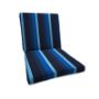 Sunbrella Gateway Indigo Universal Patio Chair Cushion With Ties