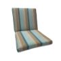Sunbrella Gateway Mist Universal Patio Chair Cushion With Ties