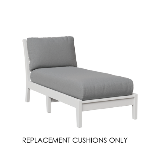 Berlin Gardens Classic Terrace Armless Sofa Replacement Cushions – Custom Sunbrella