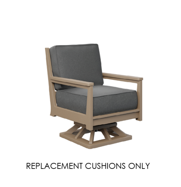 Berlin Gardens Mayhew Swivel Rocker Replacement Cushions – Custom Sunbrella