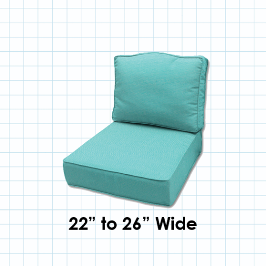 Cascadia Outdoor Cushions make custom outdoor patio furniture cushions for any style of patio furniture in Sunbrella Outdoor Fabrics