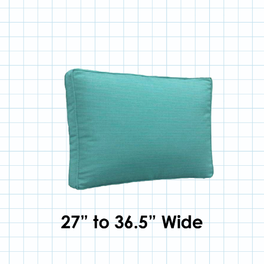 Back Cushion Only Boxed Double Piped