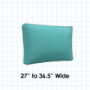 Back Cushion Only Boxed Double Piped