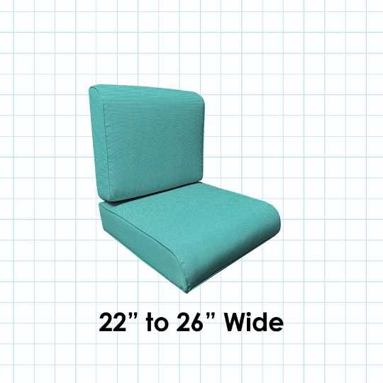 Cascadia Outdoor Cushions make custom outdoor patio furniture cushions for any style of patio furniture in Sunbrella Outdoor Fabrics