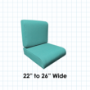 Cascadia Outdoor Cushions make custom outdoor patio furniture cushions for any style of patio furniture in Sunbrella Outdoor Fabrics