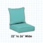 Cascadia Outdoor Cushions make custom outdoor patio furniture cushions for any style of patio furniture in Sunbrella Outdoor Fabrics