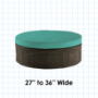 Round Ottoman Cushion