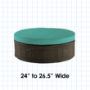 Round Ottoman Cushion
