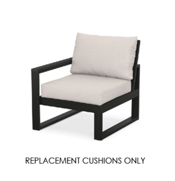 Picture of Edge Right Arm Chair | Polywood Replacement Cushions