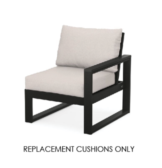 Custom Replacement Cushions for Polywood Edge Arm Chair | 300+ Sunbrella Fabrics