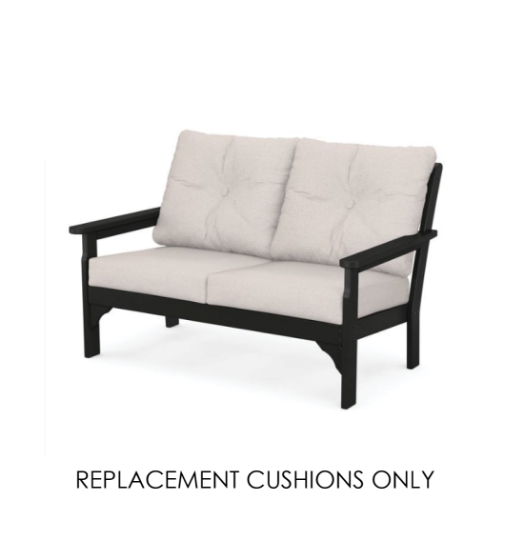 Custom Sunbrella replacement cushion for Polywood Vineyard Collection chair – over 300 fabric options, made to order for a perfect fit