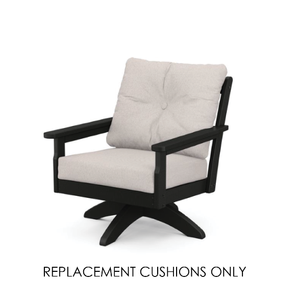 Custom Replacement Cushions for Polywood Vineyard Swivel Rocker Chair | 300+ Sunbrella Fabrics