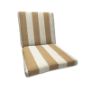 unbrella Maxim Heather Beige Universal Patio Chair Cushion With Ties