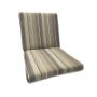 Sunbrella Milano Char Universal Patio Chair Cushion With Ties