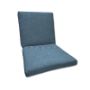 Sunbrella Spectrum Denim Universal Patio Chair Cushion With Ties