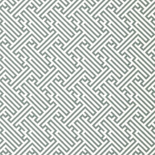 Outdura® Fabric Sample - Labyrinth Aqua | USA-Made, Solution-Dyed Acrylic
