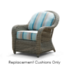 Erwin & Sons Barbados Collection Lounge Chair Replacement Cushions | All-Weather Wicker