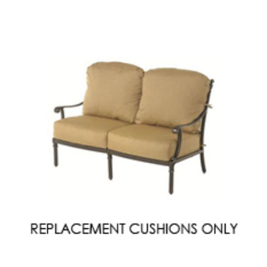 Hanamint Grand Tuscany Loveseat Replacement Cushions | Custom Made To Order