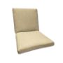 Sunbrella Spectrum Sand Universal Patio Chair Cushion With Ties