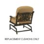 Hanamint Grand Tuscany Deep Seating Spring Club Chair Replacement Cushions | Custom Outdoor Comfort