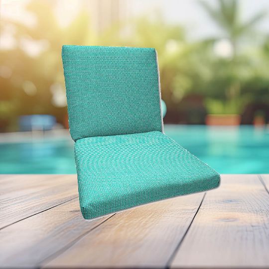Sunbrella Bliss Breeze Universal Patio Chair Cushion With Ties