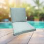 Sunbrella Bliss Dew Universal Patio Chair Cushion With Ties