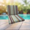 Sunbrella Brannon Whisper Universal Patio Chair Cushion With Ties