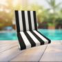 Sunbrella Cabana Classic Universal Patio Chair Cushion With Ties