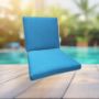 Sunbrella Canvas Capris Universal Patio Chair Cushion With Ties