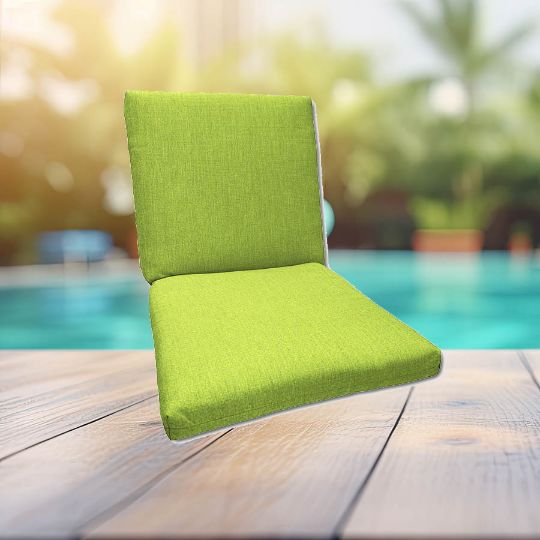 Sunbrella Canvas Macaw Universal Patio Chair Cushion With Ties