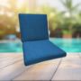 Sunbrella Canvas Regatta Universal Patio Chair Cushion With Ties