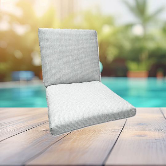 Sunbrella Canvas Skyline Universal Patio Chair Cushion With Ties
