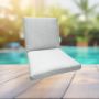 Sunbrella Canvas Skyline Universal Patio Chair Cushion With Ties